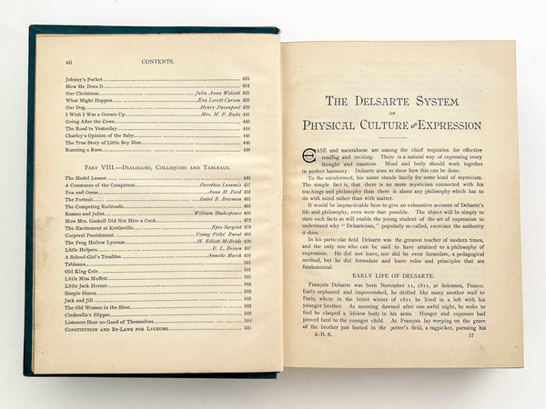 Delsarte Manual of Oratory... Recitals in Prose and Verse