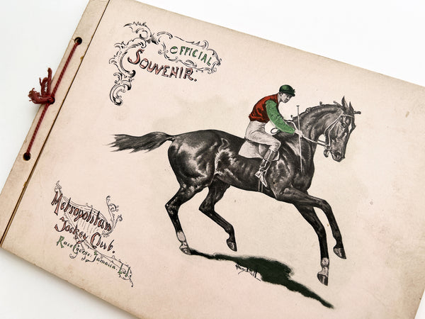 Official Souvenir of the Inaugural Meeting of the Metropolitan Jockey Club Race Course at Jamaica, L.I. April 27, 1903
