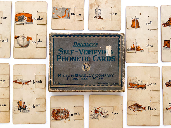Bradley's Self-Verifying Phonetic Cards (Milton Bradley #8266)