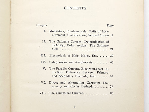 Fundamentals of Electricity and Light for Those Engaged in Beauty Culture Practice