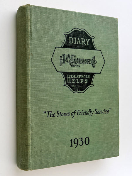 H. C. Bohack Co., Inc. Diary, Household Helps 1930 (cover title)