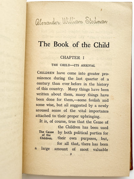 The Book of the Child; An attempt to set down what is in the mind of children