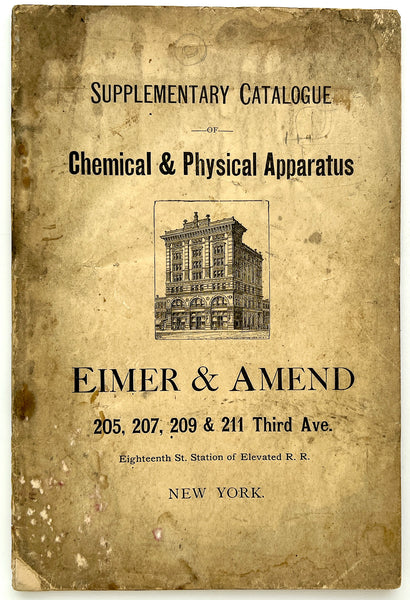 Supplementary Catalogue of Chemical & Physical Apparatus [with] Seibert's Graded Infant-Feeder and Sterilizer advert