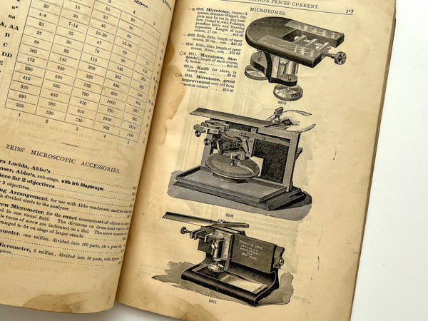 Supplementary Catalogue of Chemical & Physical Apparatus [with] Seibert's Graded Infant-Feeder and Sterilizer advert