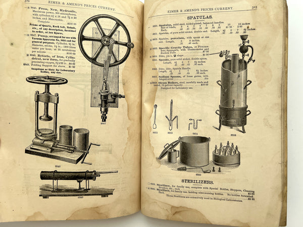 Supplementary Catalogue of Chemical & Physical Apparatus [with] Seibert's Graded Infant-Feeder and Sterilizer advert