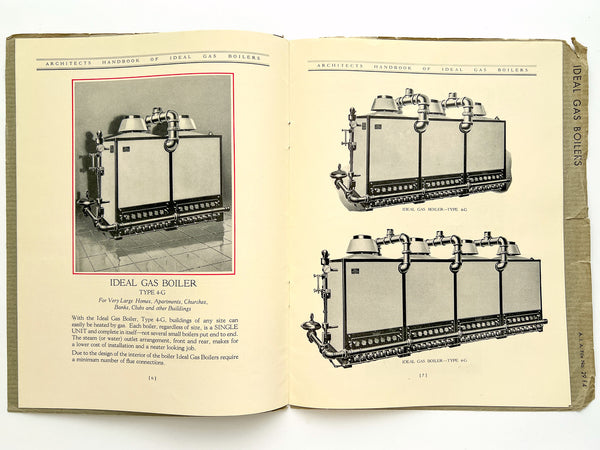 Architects Handbook of Ideal Gas Boilers (A.I.A. File No. 29 f 4)