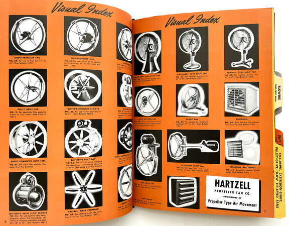 Hartzell Fans and Blowers bound bulletins no. 1001, 1102, 1202, 1302, 1402, 1602, 1701, 1902 (A.I.A. File No. 30-D-1)