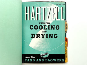 Hartzell Fans and Blowers bound bulletins no. 1001, 1102, 1202, 1302, 1402, 1602, 1701, 1902 (A.I.A. File No. 30-D-1)