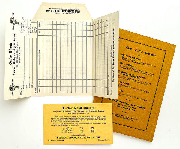 1926-1927 Catalog of Turtox Microscope Slides