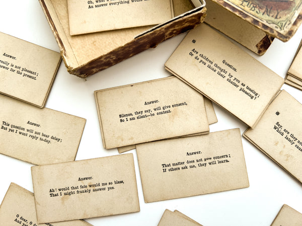 Ladies & Gentlemens' Conversation Cards