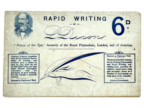 Rapid Writing (drop title: Self-Instructor in Business Penmanship and Rapid Writing...)