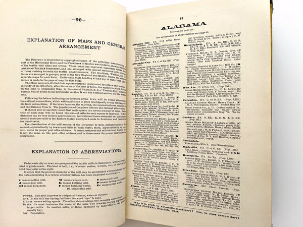 The Official American Textile Directory (1909-10)