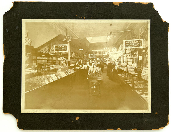 F. W. Woolworth Co. department store interior, ca. 1910