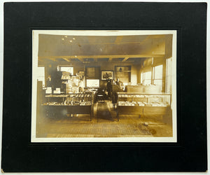 Large photograph inside the W. W. Waltke Co., St. Louis ca. 1900, soap displays and working women