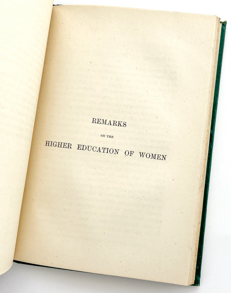 The Kinder-garten: Principles of Froebel's System and their bearing on the education of women; also, remarks on the higher education of women