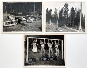 U.S. Forest Service photographs of training for smokejumpers