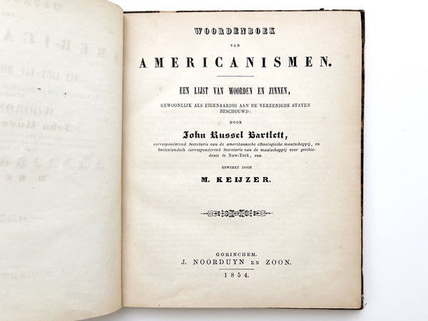 Woordenboek van Americanismen (Dictionary of Americanisms)
