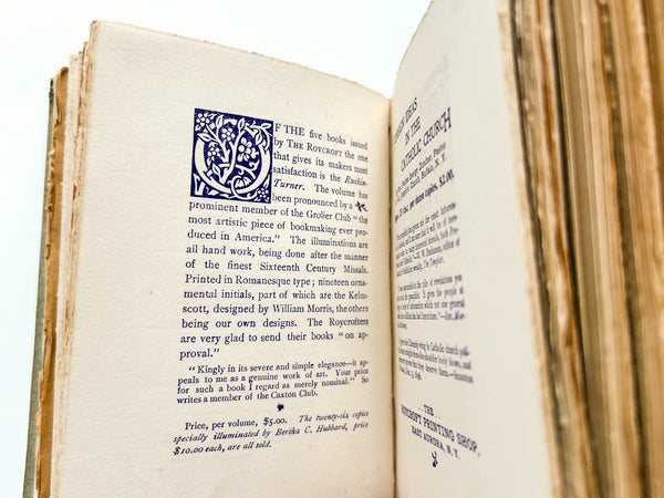 The Philistine: A Periodical of Protest. Volume IV, Numbers 1-6 (1896-1897)