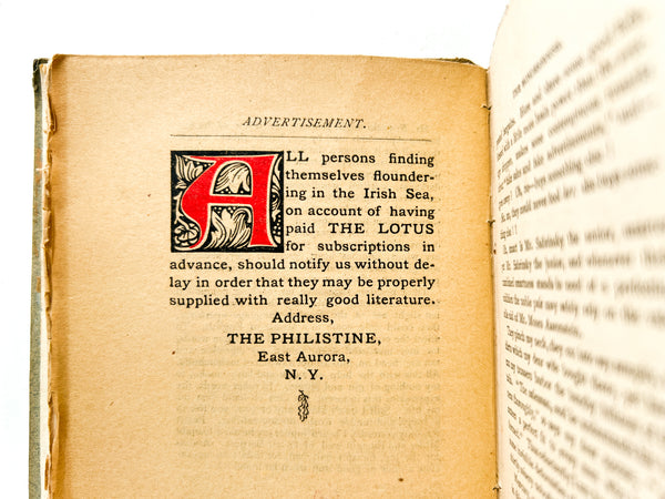 The Philistine: A Periodical of Protest. Volume IV, Numbers 1-6 (1896-1897)