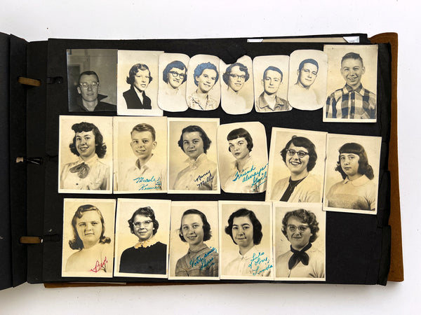 Teenage girl's vernacular photo album of multigenerational women in California ca. 1955