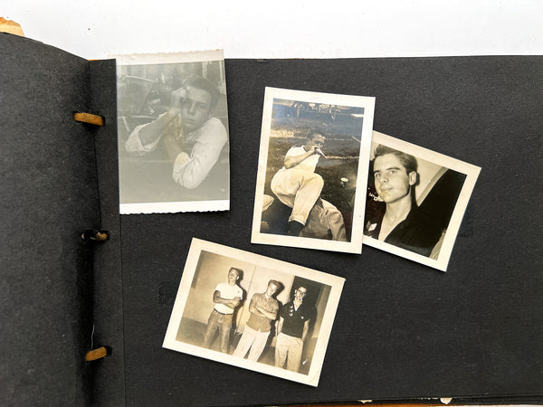 Teenage girl's vernacular photo album of multigenerational women in California ca. 1955