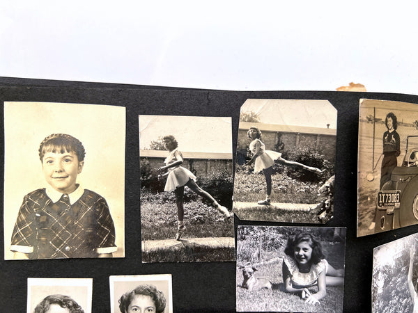 Teenage girl's vernacular photo album of multigenerational women in California ca. 1955