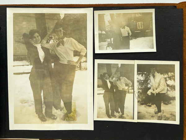 Teenage girl's vernacular photo album of multigenerational women in California ca. 1955