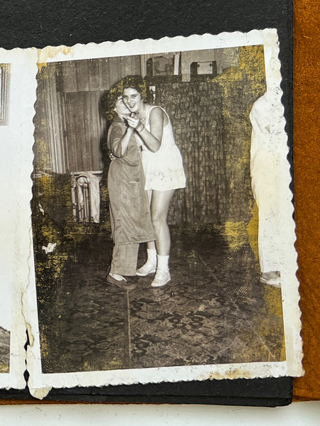 Teenage girl's vernacular photo album of multigenerational women in California ca. 1955