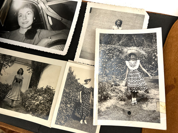 Teenage girl's vernacular photo album of multigenerational women in California ca. 1955