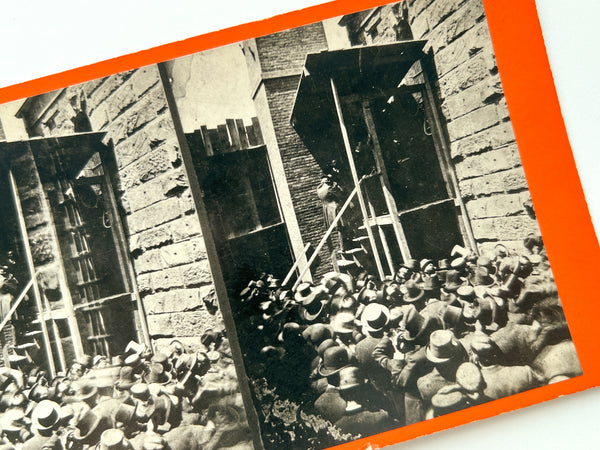 "Hanging in County Jail Yard, 1876" Stereograph of William Adin's execution for killing Barbara Adin (his wife), Hattie McKay (his stepdaughter), and Elizabeth Benton (her friend), in Cleveland on June 22, 1876