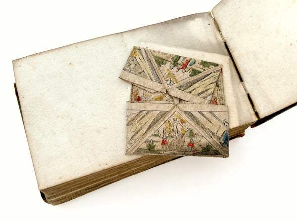 Manuscript liederbuch with three taufbriefe kept by South Bend immigrant Gottfried Poehlman