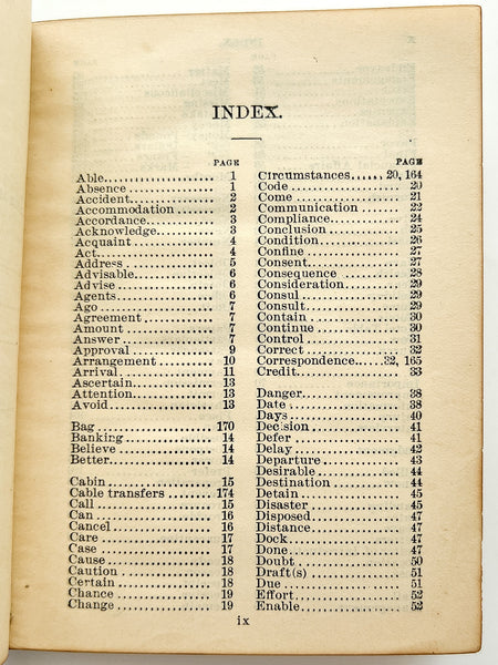 Blair & Co.'s Travelers' Code, compiled from Lieber's Standard Telegraphic Code