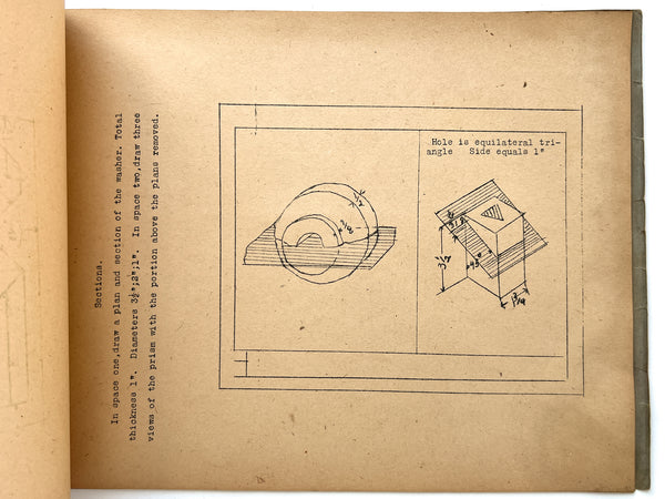 Mechanical Drawing Course, Manual Training Department, Central High School, Xenia, Ohio.