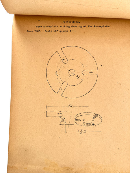 Mechanical Drawing Course, Manual Training Department, Central High School, Xenia, Ohio.