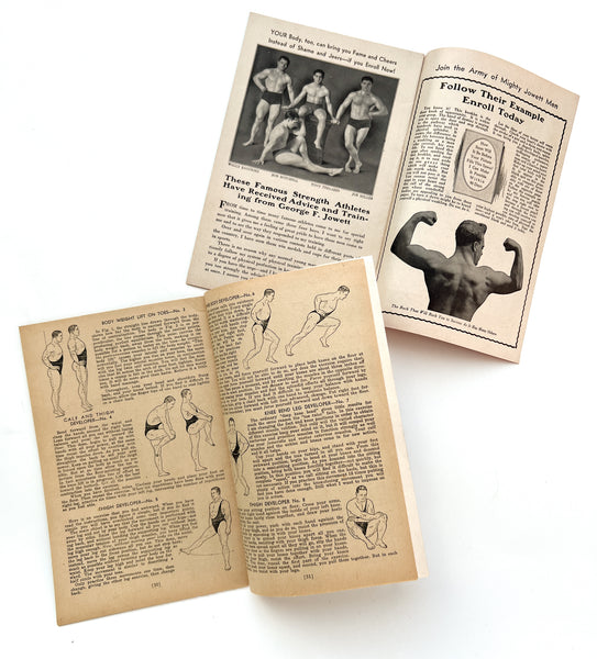 The George F. Jowett Progressive Power Method for Attaining Your Muscular He-Man Build (Lessons 1-12, complete)