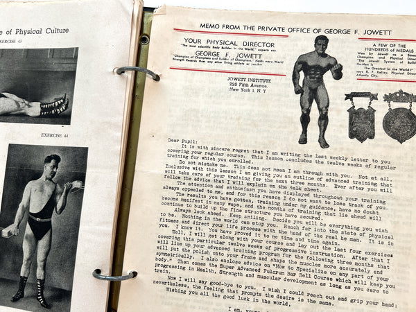 The George F. Jowett Progressive Power Method for Attaining Your Muscular He-Man Build (Lessons 1-12, complete)