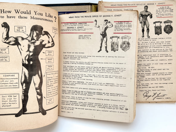 The George F. Jowett Progressive Power Method for Attaining Your Muscular He-Man Build (Lessons 1-12, complete)