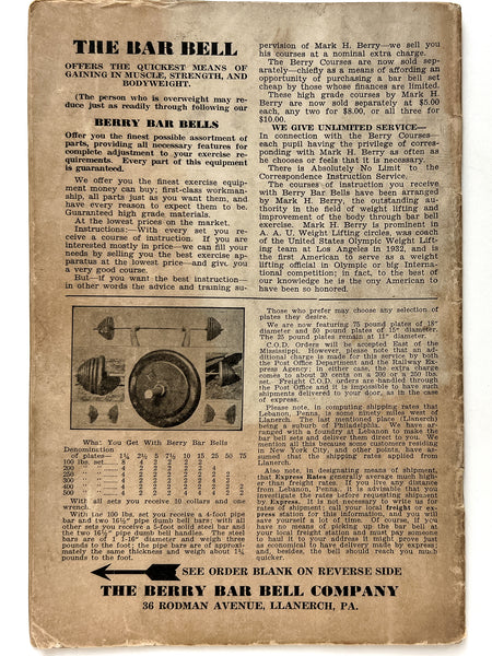 Physical Training Notes. Vol. I, No. 3. April, 1936