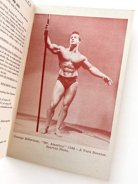 Collection of 5 "York Method" training guides for body builders, including York Advanced Methods of Weight Training; York Leg Developing Course, Bob Hoffman's Simplified System of Swing Bar Training