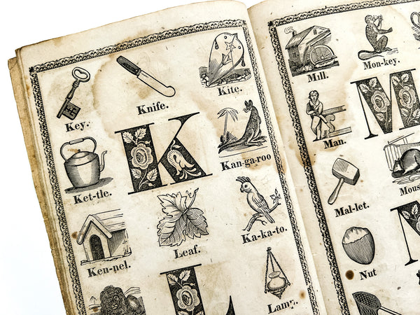 Elton's Pictorial A.B.C. Embellished with 230 engravings, or illustrated nouns.