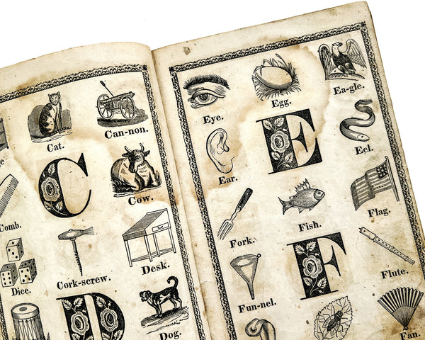 Elton's Pictorial A.B.C. Embellished with 230 engravings, or illustrated nouns.