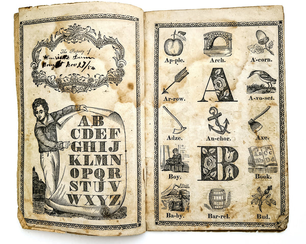 Elton's Pictorial A.B.C. Embellished with 230 engravings, or illustrated nouns.