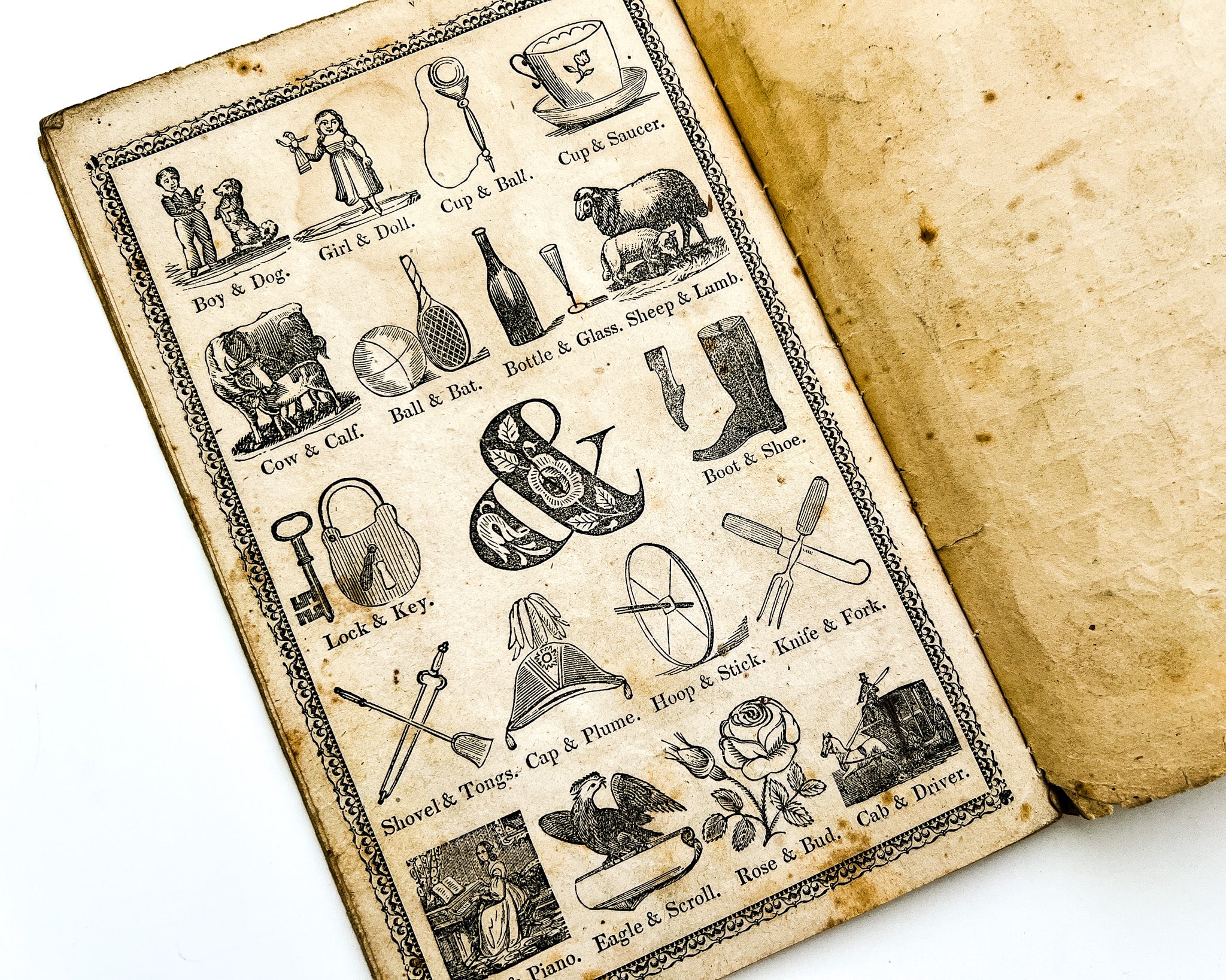 Elton's Pictorial A.B.C. Embellished with 230 engravings, or illustrated nouns.