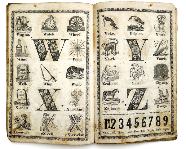 Elton's Pictorial A.B.C. Embellished with 230 engravings, or illustrated nouns.