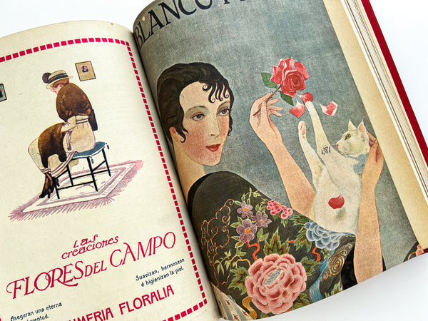 Blanco y Negro: revista ilustrada, Año 27, Números 1363-1383. Bound volume of 27 issues, complete consecutive run from July 1-December 30, 1917