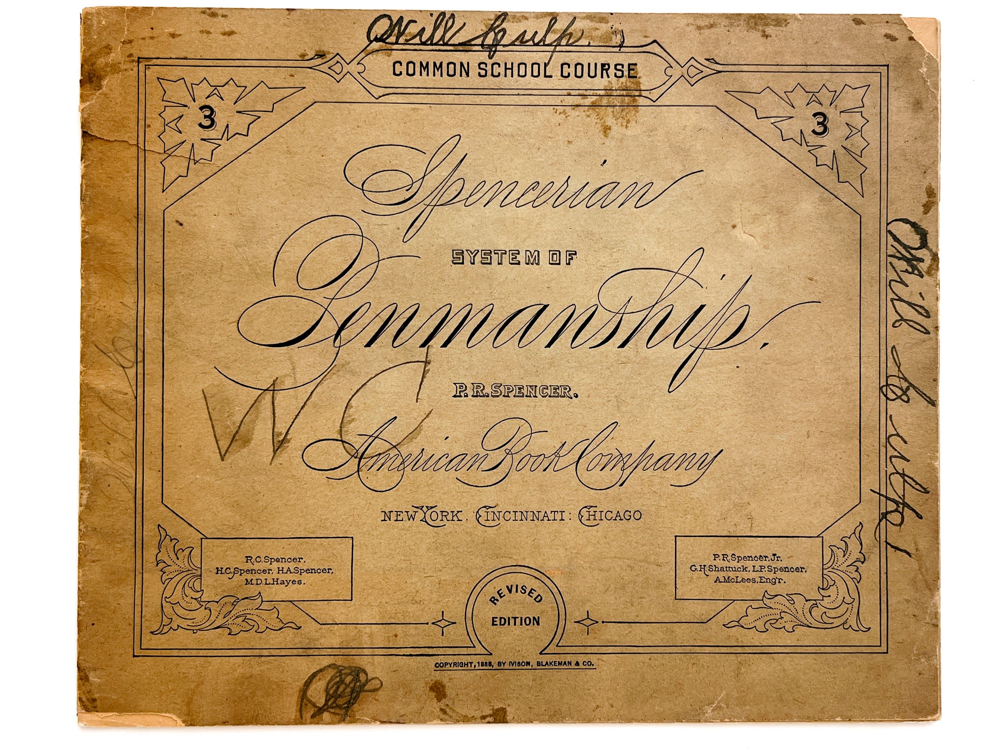 1888 - Spencerian System of Penmanship, Common School Course