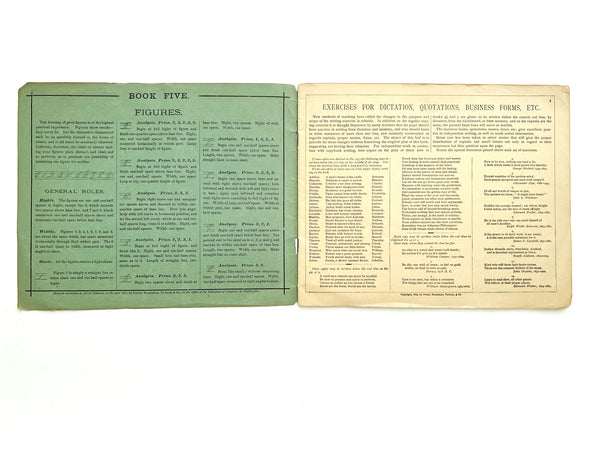 1884 - Spencerian System of Penmanship, No. 5 (American Educational Series, 1884)