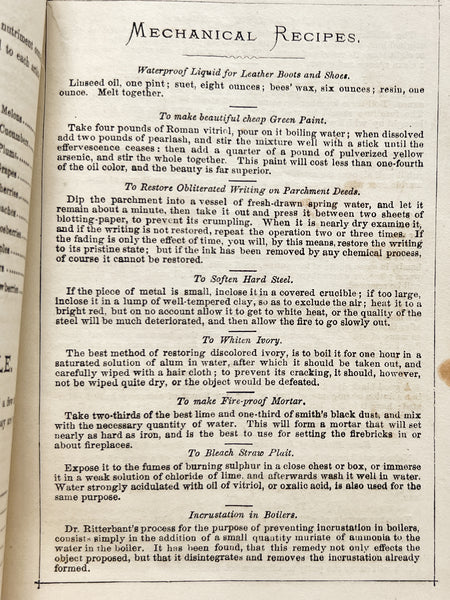 Shakespeare's Seven Ages of Man's Life (Brown's Almanac 1869)