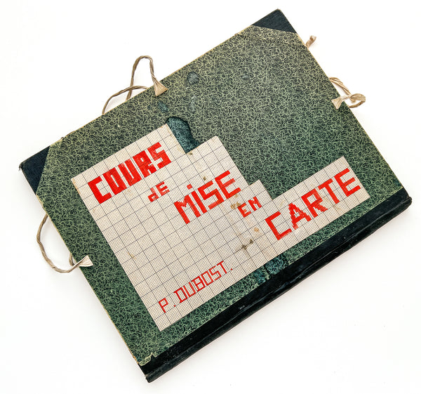 Cours de mise-en-carte: A portfolio of student work in producing "point paper" drafts for weaving, 1949-1951.