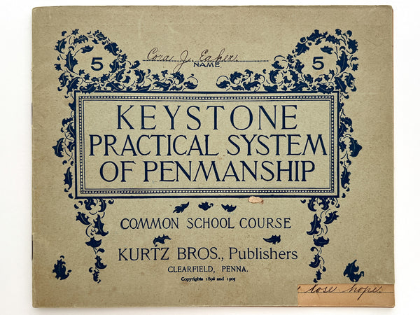 1898/1903 - Keystone Practical System of Penmanship, Common School Course No. 5